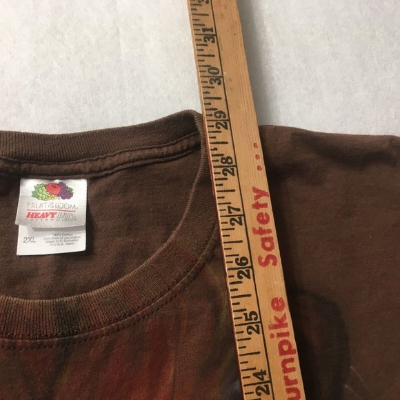 VTG 90’s LION EYE ON SURVIVAL TIGER NATURE wild sunset T-Shirt graphic - Picture 5 of 9